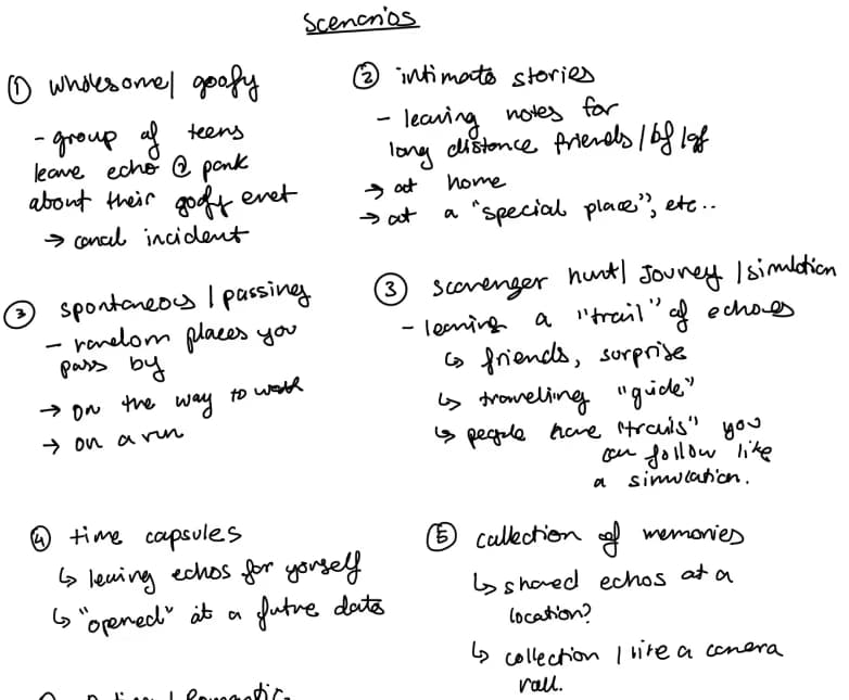 Echos — ideation 3