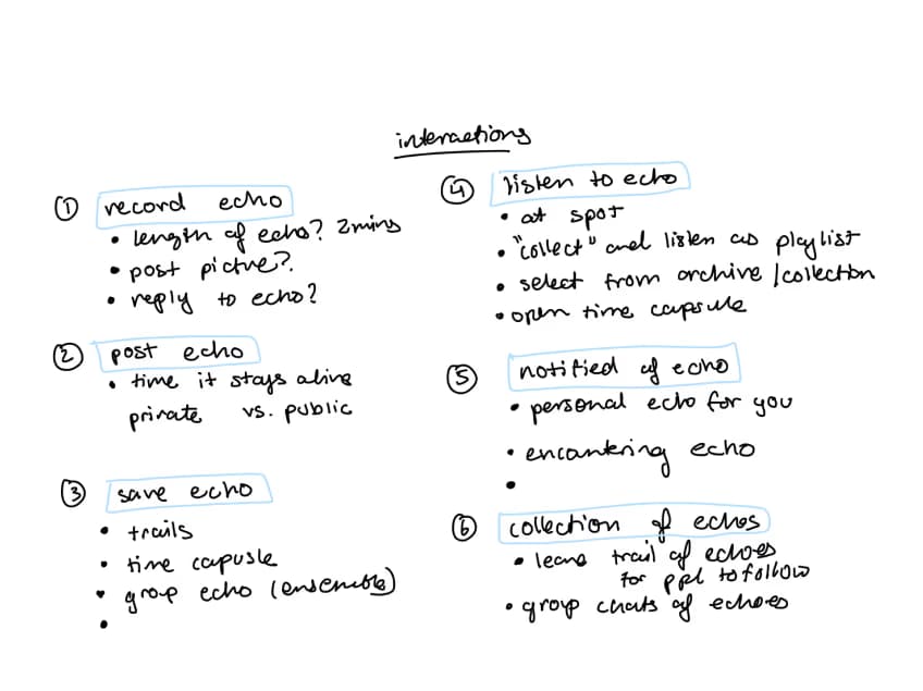 Echos — ideation 4